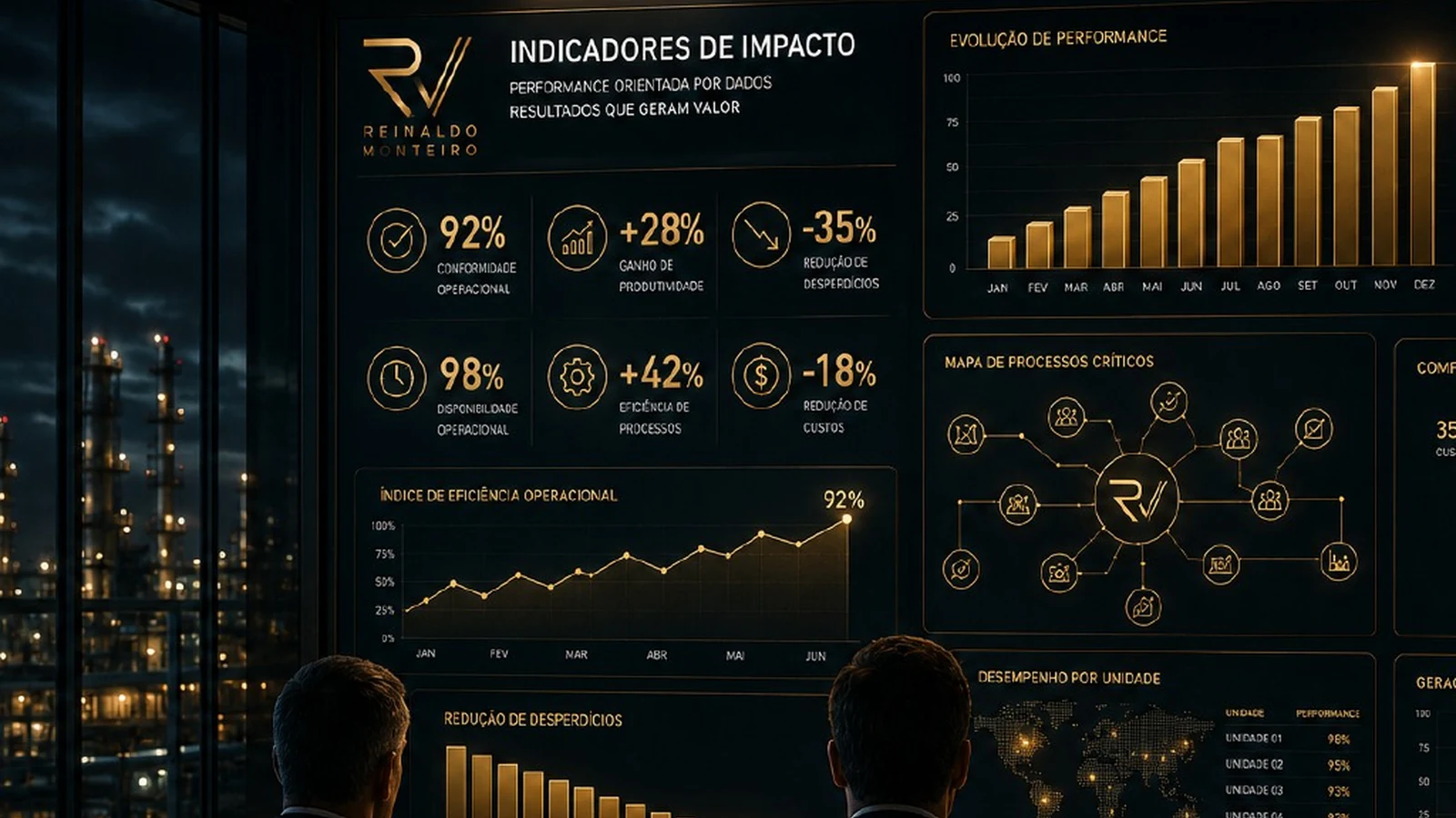 Governança e indicadores executivos