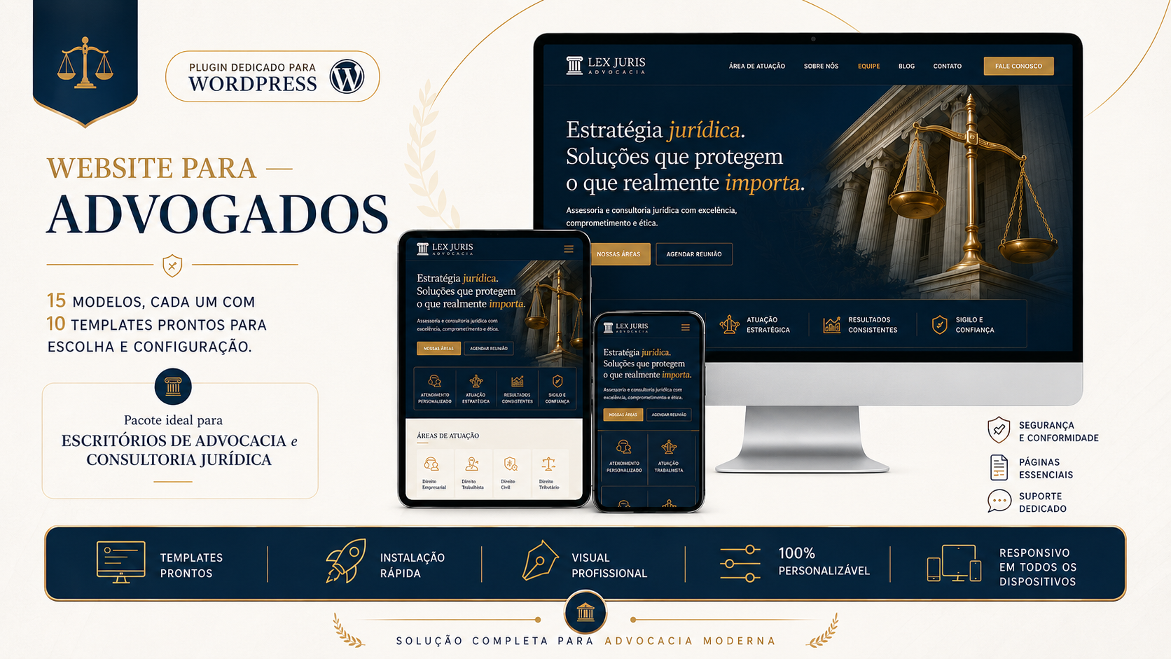 Plugin Advogados e Escritórios Jurídicos